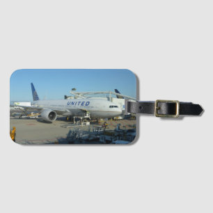 United Air Plane Bagagelabel