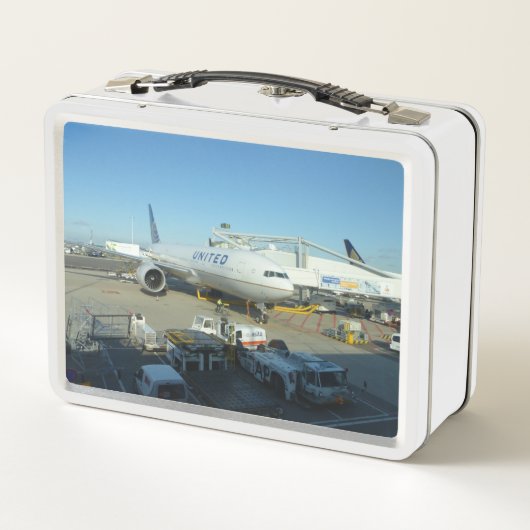 United Air Plane Lunch Box (Achterkant)