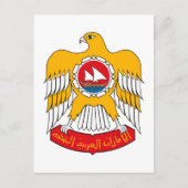 United Arab Emirates Coat of Arms Briefkaart (Voorkant)