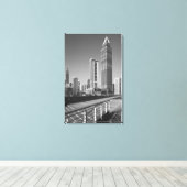 United Arab Emirates, Dubai, Dubai City Canvas Afdruk (Insitu (Houten vloer))