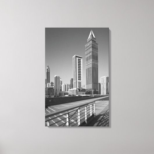 United Arab Emirates, Dubai, Dubai City Canvas Afdruk (Voorkant)
