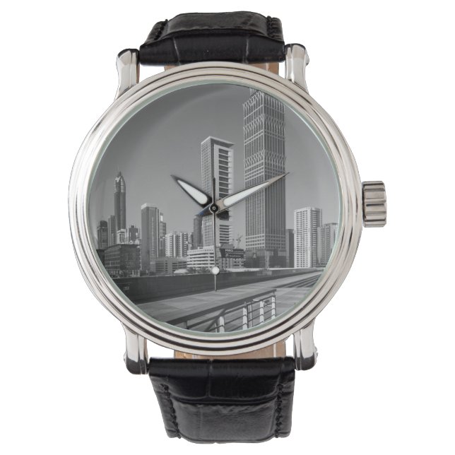United Arab Emirates, Dubai, Dubai City Horloge (Voorkant)