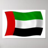 United Arab Emirates Flag Poster Print (Voorkant)