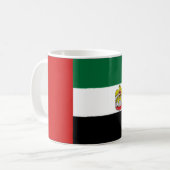 United Arab Emirates Head of State Flag Koffiemok (Voorkant links)