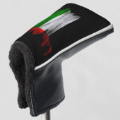 United Arab Emirates vlag penseelstreek Golfheadcover (3/4 voorkant)