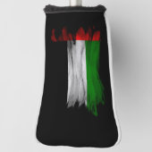 United Arab Emirates vlag penseelstreek Golfheadcover (Draai 90)
