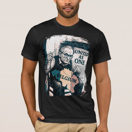 United as One – België  Design T-shirt (Voorkant)