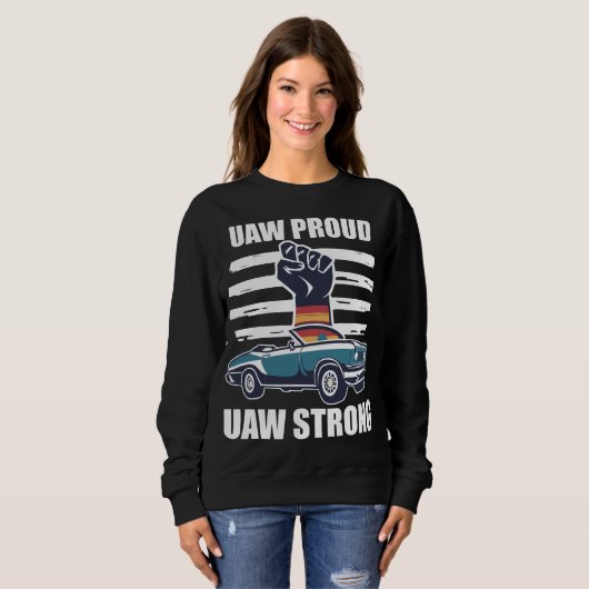 United Auto Workers Strike UAW Union Sterk Trui (Voorkant volledig)