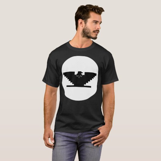 United Boerderij Workers UFW Huelga Bird Chicano T-shirt (Voorkant volledig)
