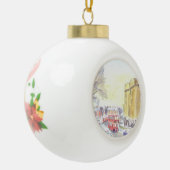 United Bristol Loddeka FLF kerstballetje. Keramische Bal Ornament (Links)