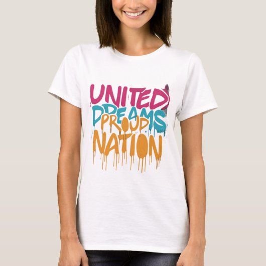 United Dreams Proud Nation, shirt (Voorkant)