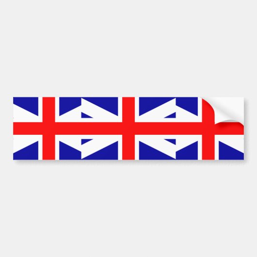 United Empire Loyists vlag Bumpersticker (Voorkant)