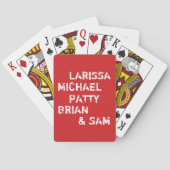 United Family Samen Spelen Pokerkaarten (Achterkant)