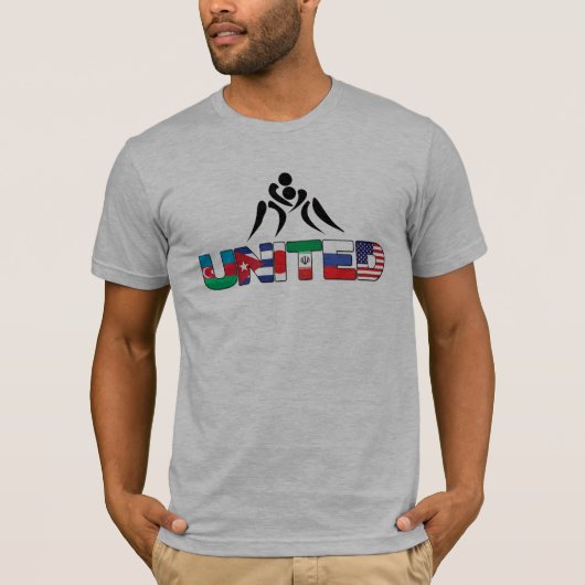 United for Wrestling T-shirt (Voorkant)