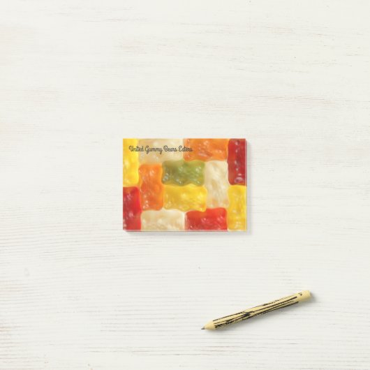 United Gummy Beer Eaters - Post-It Notes pad (Op bureau)