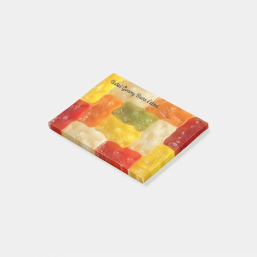 United Gummy Beer Eaters - Post-It Notes pad (Schuin)