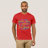 United Hearts Free Spirits" Mannen T-shirt (Voorkant volledig)