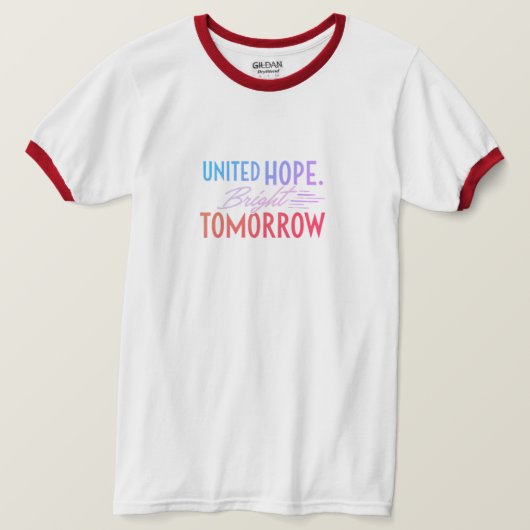 United Hope Bright Morgen T-shirt (Design voorkant)