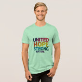 United Hope, Strong Nation T-Shirt – Ga samen staa (Voorkant volledig)