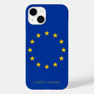 "United In Diversity" EU vlag Europese Unie Case-Mate iPhone 14 Hoesje