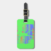 United in Hope: samen sterker - Vibrant USA Bagagelabel (Voorkant verticaal)