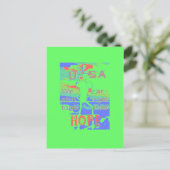 United in Hope: samen sterker - Vibrant USA Briefkaart (Staand voorkant)