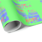 United in Hope: samen sterker - Vibrant USA Cadeaupapier (Rol Hoek)