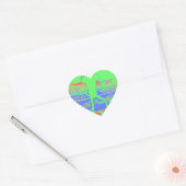 United in Hope: samen sterker - Vibrant USA Hart Sticker (Envelop)