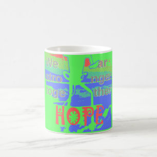 United in Hope: samen sterker - Vibrant USA Koffiemok