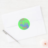 United in Hope: samen sterker - Vibrant USA Ronde Sticker (Envelop)