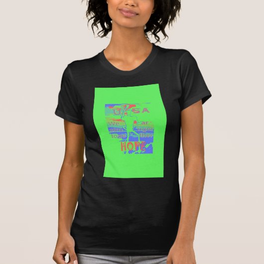 United in Hope: samen sterker - Vibrant USA T-shirt (Voorkant)