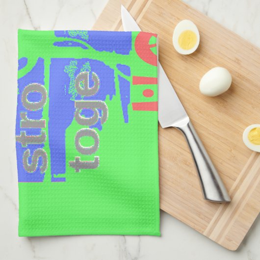 United in Hope: samen sterker - Vibrant USA Theedoek (Quarter Fold)