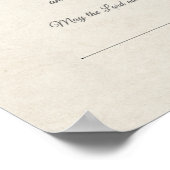 "United in Marriage"  huwelijkscertificaat Poster (Hoek)