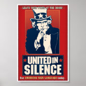 United in Silence (ASL) Poster (Voorkant)
