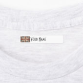 United Kingdom Art Deco Flag | Iron-On Name Label (Aangebracht)
