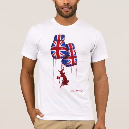 United Kingdom Boxing T-shirt (Voorkant)