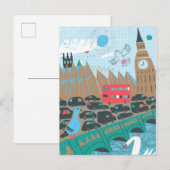 United Kingdom City Scene Briefkaart (Voorkant / Achterkant)