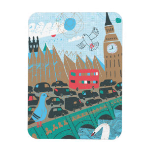 United Kingdom City Scene Magneet