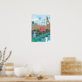 United Kingdom City Scene Poster (Keuken)