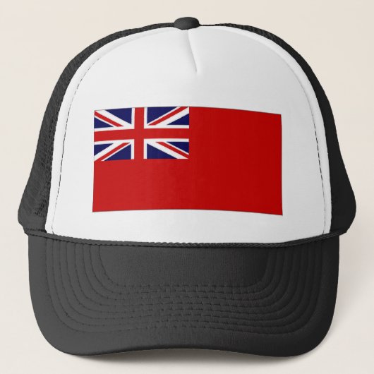 United Kingdom Civil Ensign Red Duster Flag Trucker Pet (Voorkant)