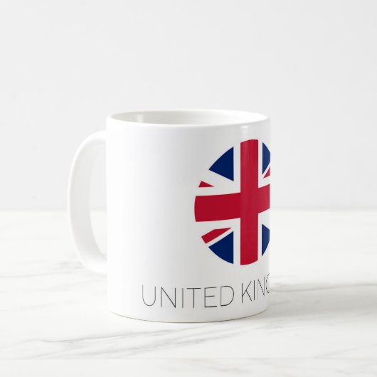 United Kingdom Flag Coffee Mok (Voorkant links)