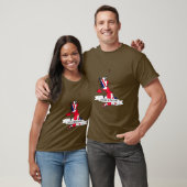United Kingdom flag map T-shirt (Unisex)