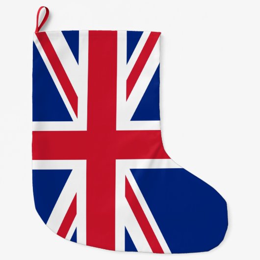 United Kingdom Flag Union Jack Grote Kerstsok (Voorkant)