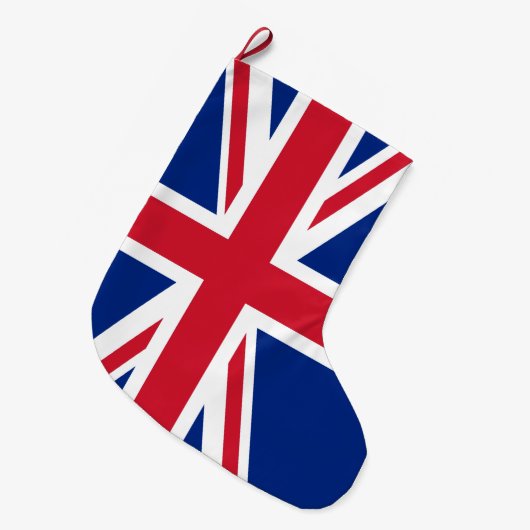United Kingdom Flag Union Jack Grote Kerstsok (Voorkant (Hangend))