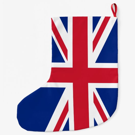 United Kingdom Flag Union Jack Grote Kerstsok (Achterkant)