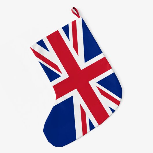 United Kingdom Flag Union Jack Grote Kerstsok (Achterkant (Hangend))