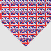 United Kingdom Flg en Word Vinque Tissuepapier (Detail)
