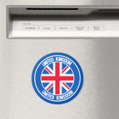 United Kingdom Round Emblem Magneet (Insitu (Vaatwasser))