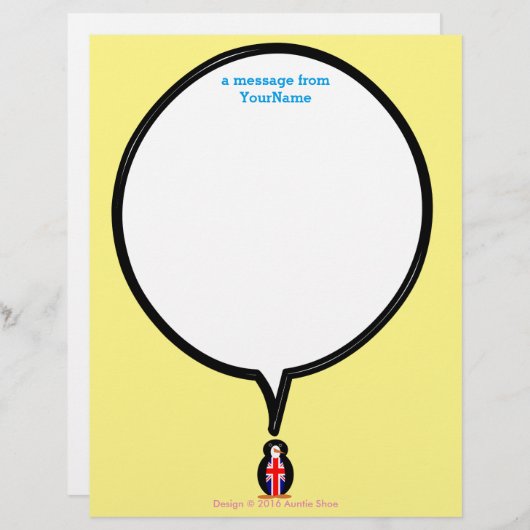 United Kingdom Talking Ms. Penguin (Voorkant / Achterkant)