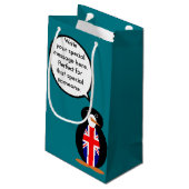 United Kingdom Talking Ms. Penguin Klein Cadeauzakje (Achterkant Gekanteld)